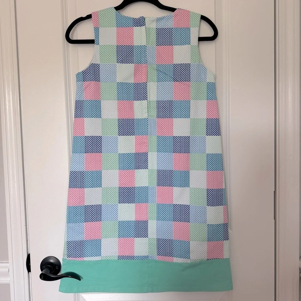 Vineyard Vines Girls/Womens Colorblock Whale Mini Dress